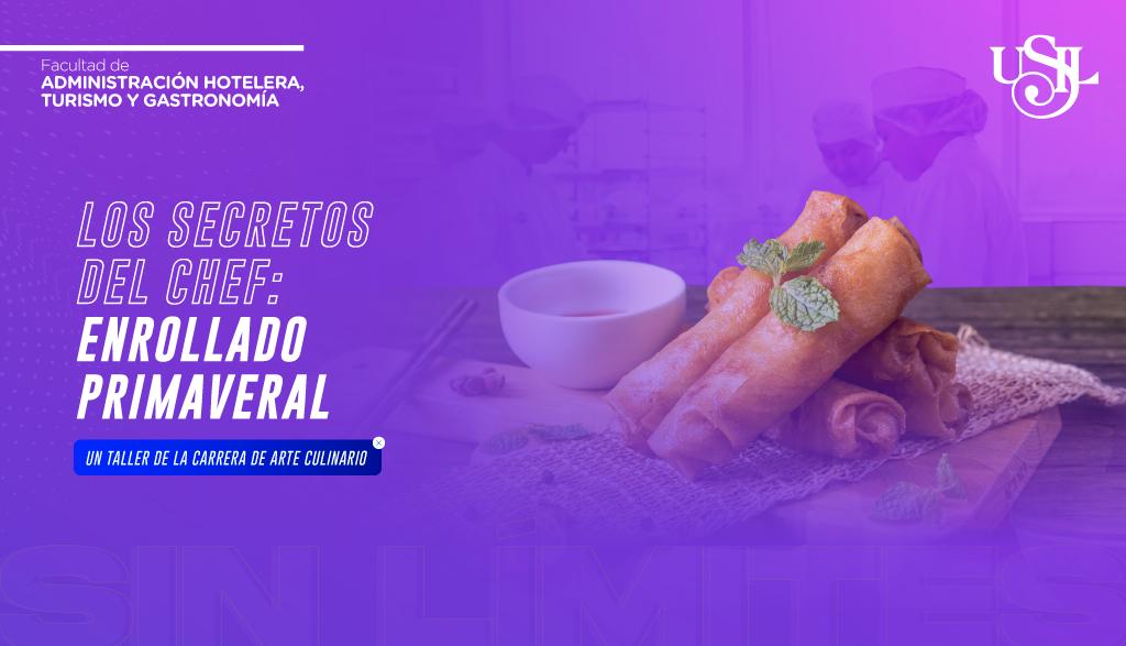 Taller presencial Los Secretos del Chef: Enrollado Primaveral