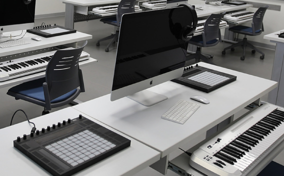 Music production lab